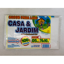 Saco de Lixo Casa e Jardim Leitoso