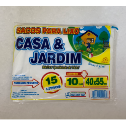 Saco de Lixo Casa e Jardim Leitoso