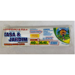 Sacos p/ lixo Banheiro e Pia 40 UN