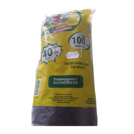 Saco p/ lixo ROLO 40 L Saco p/ lixo ROLO 40 L