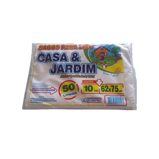 Saco p/ lixo Casa Jardim 50 L Saco p/ lixo Casa Jardim 50 L